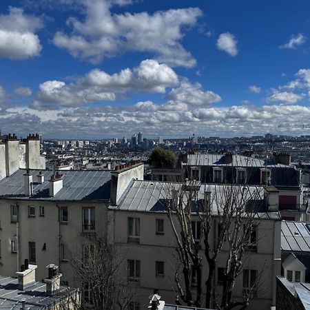 Spacieux Appartement A 50M Du Sacre Coeur - Magnifique Vue Paris Ngoại thất bức ảnh