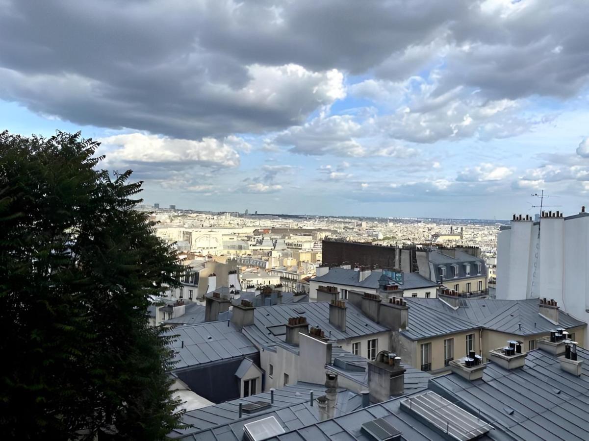 Spacieux Appartement A 50M Du Sacre Coeur - Magnifique Vue Paris Ngoại thất bức ảnh